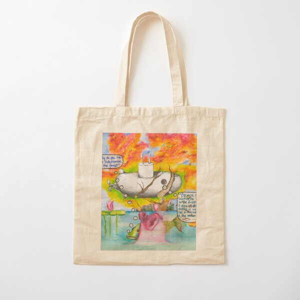 My Submarine Cotton Tote Bag