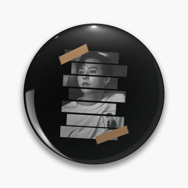 Item preview, Dong Youngbae Big Bang Taeyang Korean Kpop Monochrome Stripe Design| Perfect Gift designed and sold by zellajoh.