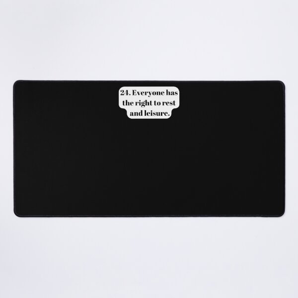 Item preview, Universal Declaration of Human Rights Article 24 designed and sold by Freihalt.