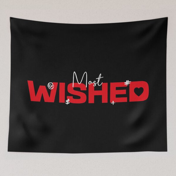 Item preview, MOST WISHED (BLACK/BG) Text Design  designed and sold by CreaterB.