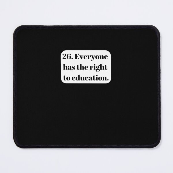 Item preview, Universal Declaration of Human Rights Article 26 designed and sold by Freihalt.