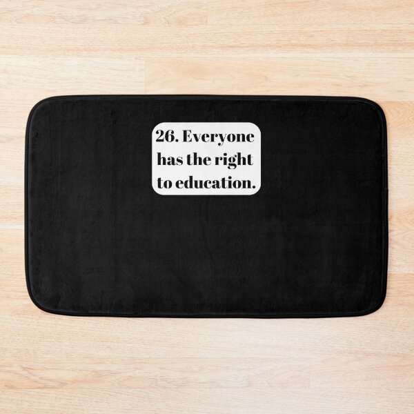 Item preview, Universal Declaration of Human Rights Article 26 designed and sold by Freihalt.