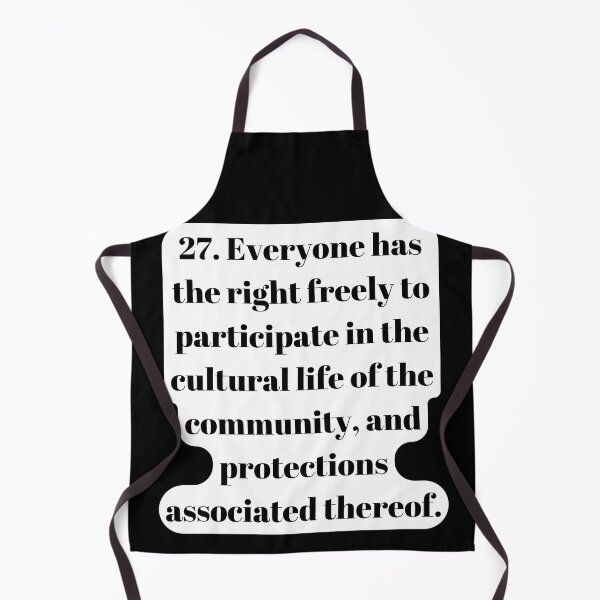 Item preview, Universal Declaration of Human Rights Article 27 designed and sold by Freihalt.