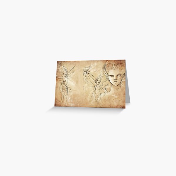 Sylphide, spirit of the air Greeting Card