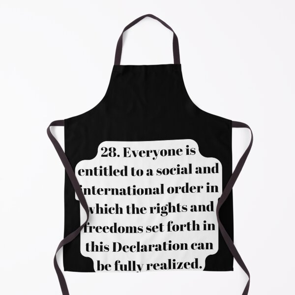 Item preview, Universal Declaration of Human Rights Article 28 designed and sold by Freihalt.