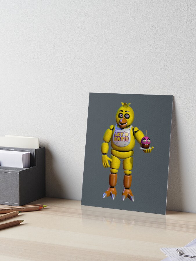 fnaf withered chica | Art Board Print