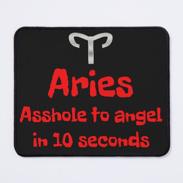 Item preview, Asshole to angel in 10 seconds Aries designed and sold by Areashor.