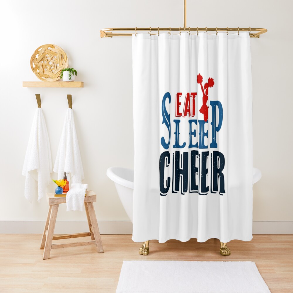 Wonderful American Football Cheerleader Saying Shower Curtain CS-TI5I670C