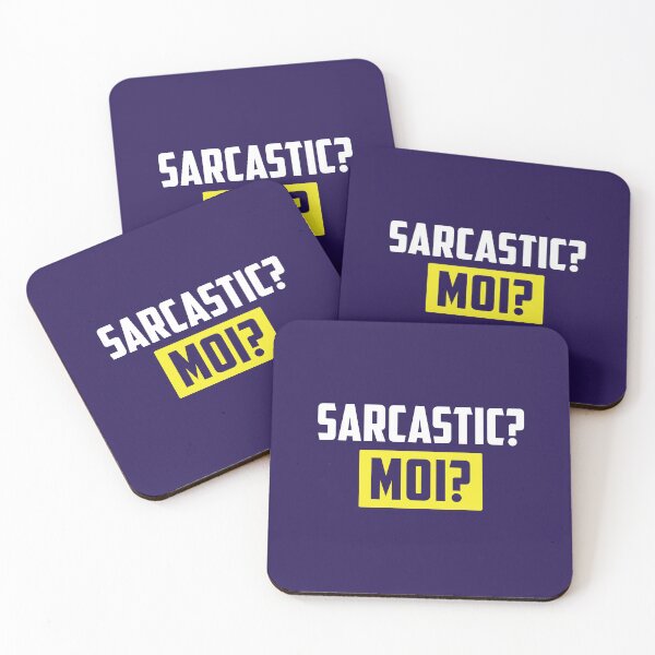 Item preview, Sarcastic? Moi?  designed and sold by CrazeeTeez.