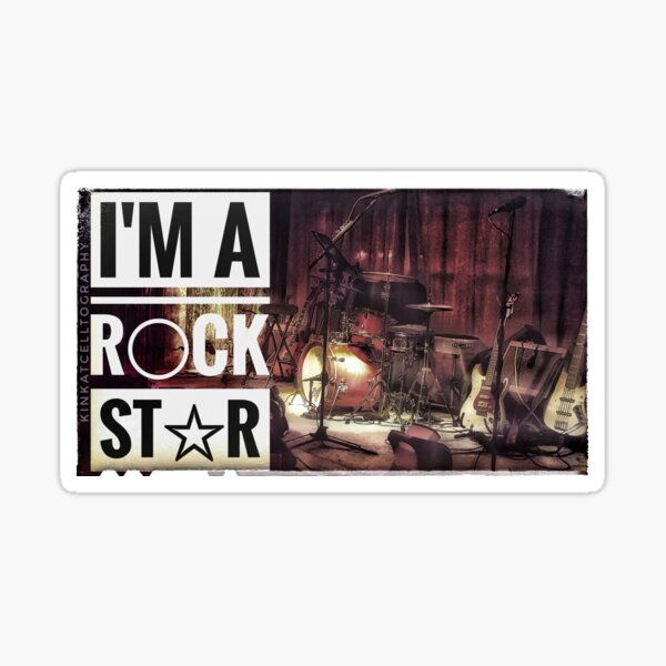 Item preview, I'm A Rock Star designed and sold by kinkatstyle.