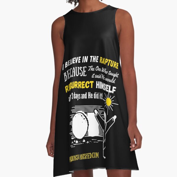 The Rapture Can Be Trusted - Christian  A-Line Dress