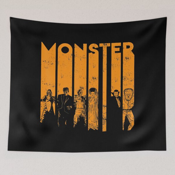 Item preview, Halloween Creature Monster Letter Group Shot designed and sold by KidGiftChoice.
