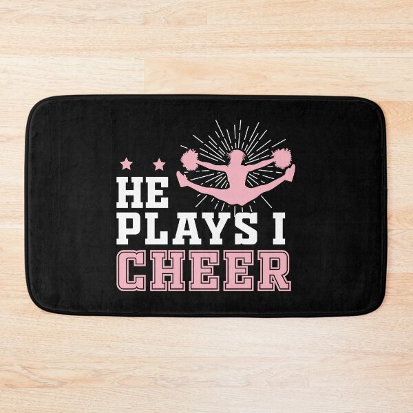Item preview, He Plays I Cheer Cheerleading Funny designed and sold by StrongShirts.