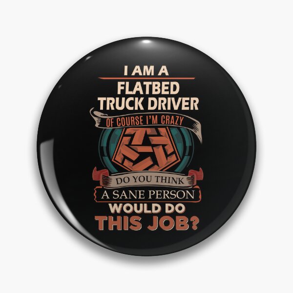 Item preview, Flatbed Truck Driver T Shirt - Sane Person Job Gift Item Tee designed and sold by vonnie38uo.