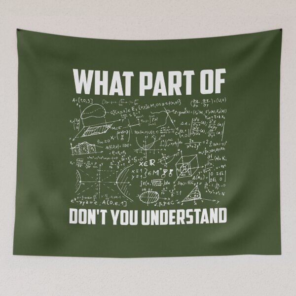 Item preview, What Part Of Don't You Understand Funny Math designed and sold by KidGiftChoice.