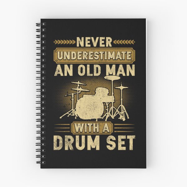 Item preview, An Old Man With A Drum Set designed and sold by JamesGillitzer.