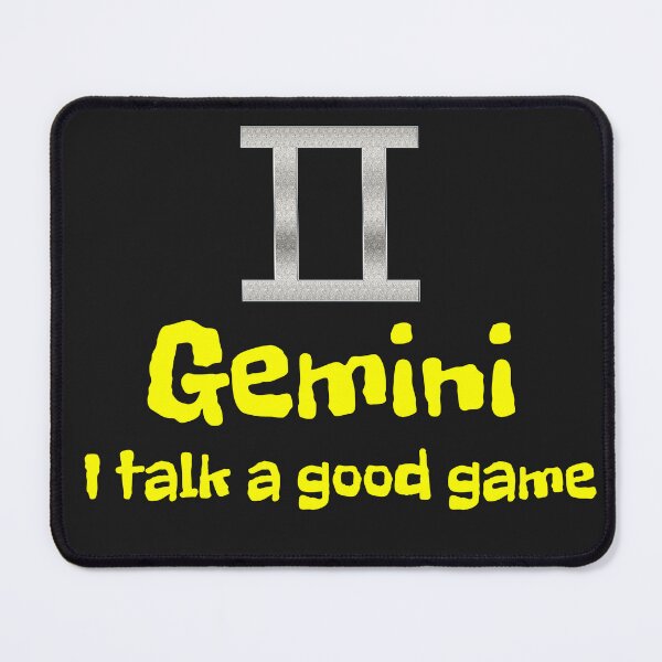 Item preview, I talk a good game Gemini designed and sold by Areashor.