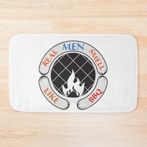Item preview, Real men smell like barbecue shirt stickers gift for men designed and sold by Other Look.