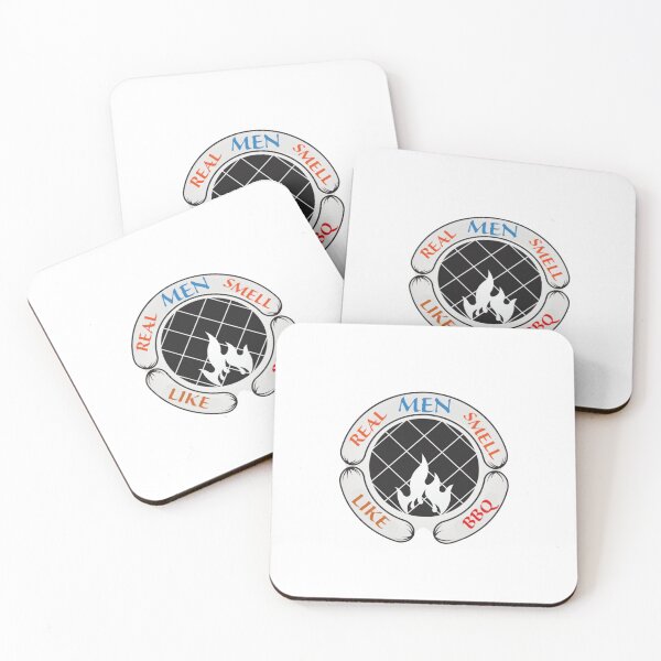 Item preview, Real men smell like barbecue shirt stickers gift for men designed and sold by Other Look.