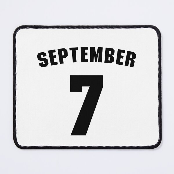 Item preview, Date of birth 7 September birthday gift sport design designed and sold by Panya-Design.