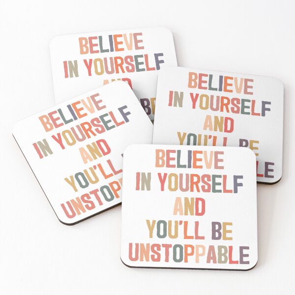 Item preview, Believe in yourself - Motivating colorful design - Pink tones designed and sold by Zooone.