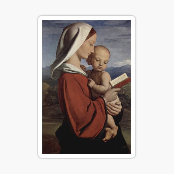 Vista previa del artículo con la obra « William Dyce- La Virgen y el Niño», diseñado y vendido por Teo13.