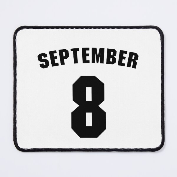 Item preview, Date of birth 8 September birthday gift sport design designed and sold by Panya-Design.