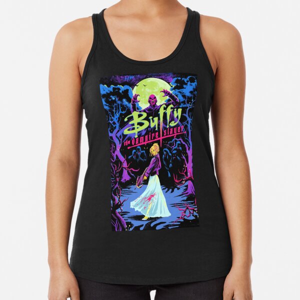 buffy the vampire slayer art Racerback Tank Top