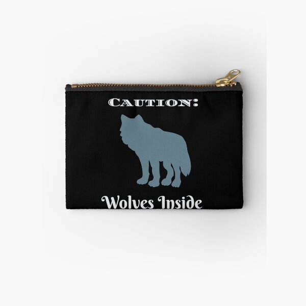 Item preview, Wolves Inside Animal Alter Graphic Grey on Black designed and sold by GladBlackLamb.