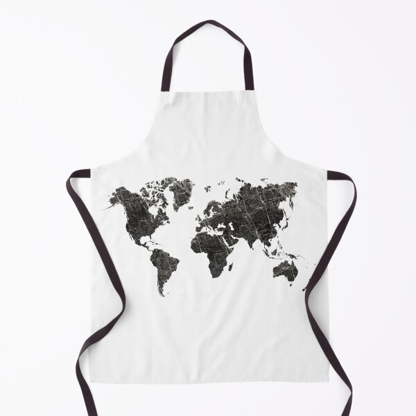 Item preview, World Map | Black Marble Map | Black Morld Map | Travel Map designed and sold by NORDIKART.