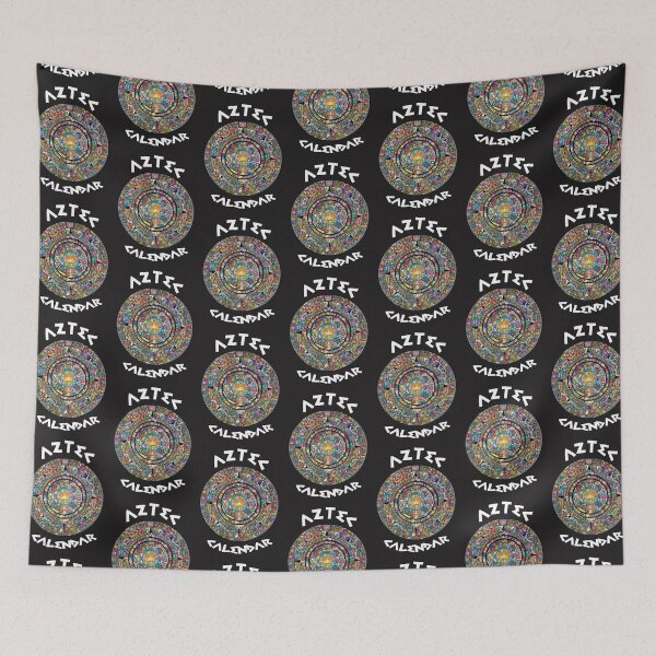 Item preview, Aztec Calendar Mexico Hieroglyphic Mandala Mayan designed and sold by stuartsemporium.