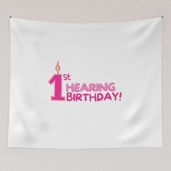 Item preview, My 1st Hearing Birthday! designed and sold by Hear4theEars.