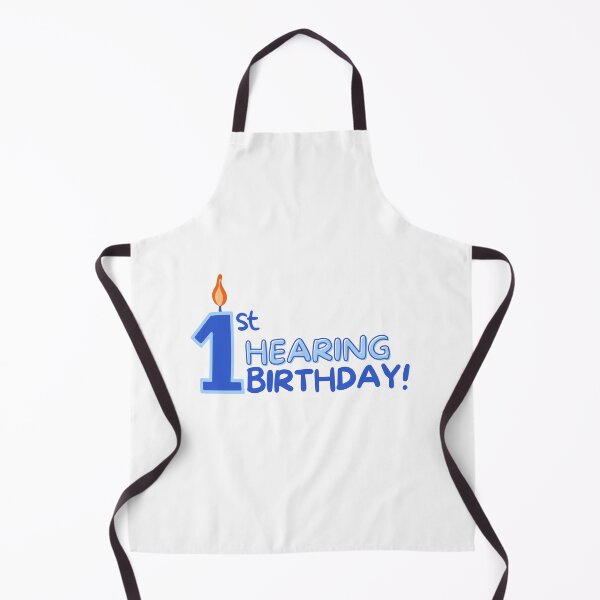 Item preview, My 1st Hearing Birthday! (in Blue) designed and sold by Hear4theEars.