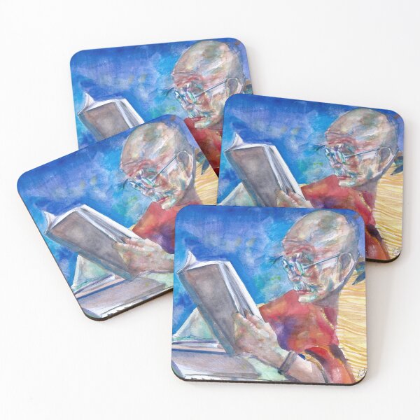 Item preview, Retrato en acuarela de D. T. SUZUKI designed and sold by lautir.