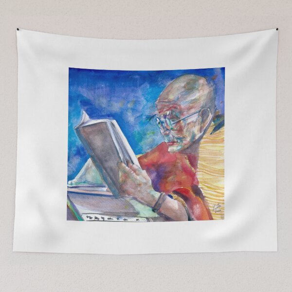 Item preview, D. T. SUZUKI watercolor portrait designed and sold by lautir.