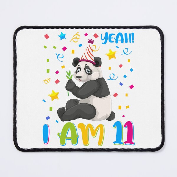 Item preview, happy 11th birthday-funny animals typography designed and sold by Hartics.