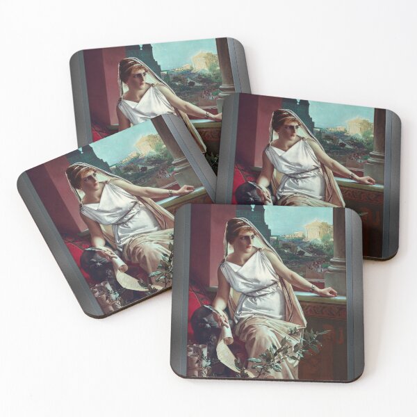 Item preview, Hypatia c1889 by Julius Kronberg Remastered Xzendor7 Classical Fine Art Old Masters Reproductions designed and sold by Xzendor7 Digital Art Creations.