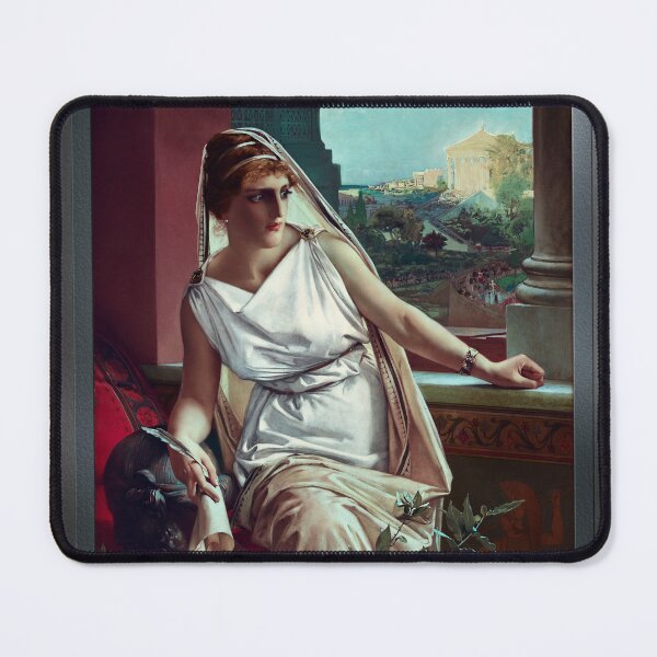 Item preview, Hypatia c1889 by Julius Kronberg Remastered Xzendor7 Classical Fine Art Old Masters Reproductions designed and sold by Xzendor7 Digital Art Creations.