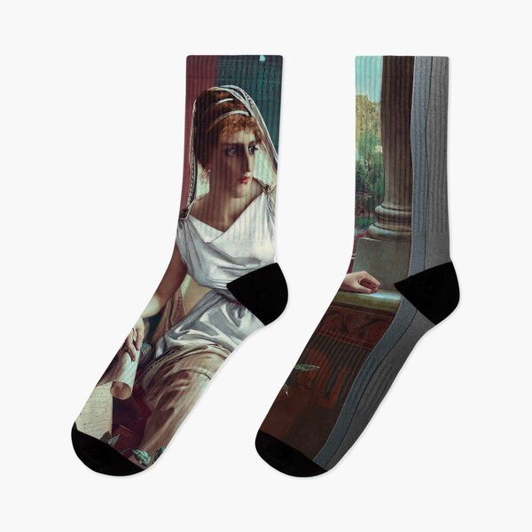 Item preview, Hypatia c1889 by Julius Kronberg Remastered Xzendor7 Classical Fine Art Old Masters Reproductions designed and sold by Xzendor7 Digital Art Creations.