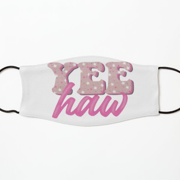 Yee Haw Tee, Yee Haw Graphic Tee ,Rodeo Graphic Tee Kids Mask