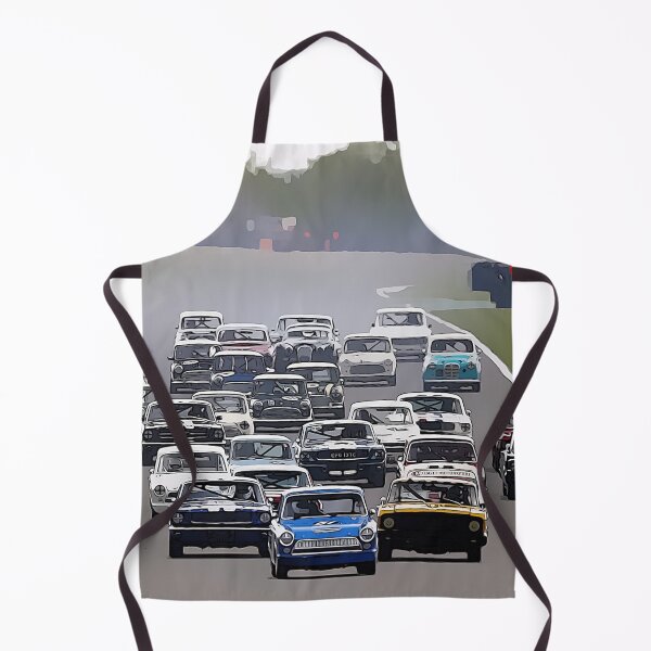 Item preview, Vintage Car Race Start Goodwood Revival Art Print - Classic Motorsport Poster designed and sold by Road To Track.