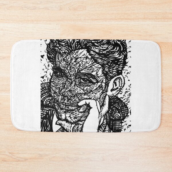Item preview, FEDERICO GARCIA LORCA ink portrait .2 designed and sold by lautir.