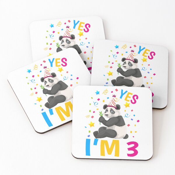 Item preview, happy 3th birthday-funny animals typography designed and sold by Hartics.