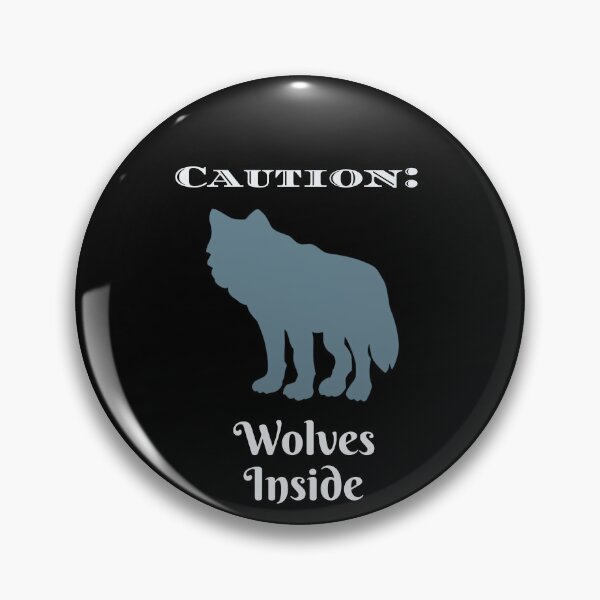 Item preview, Wolves Inside Animal Alter Graphic Grey on Black designed and sold by GladBlackLamb.