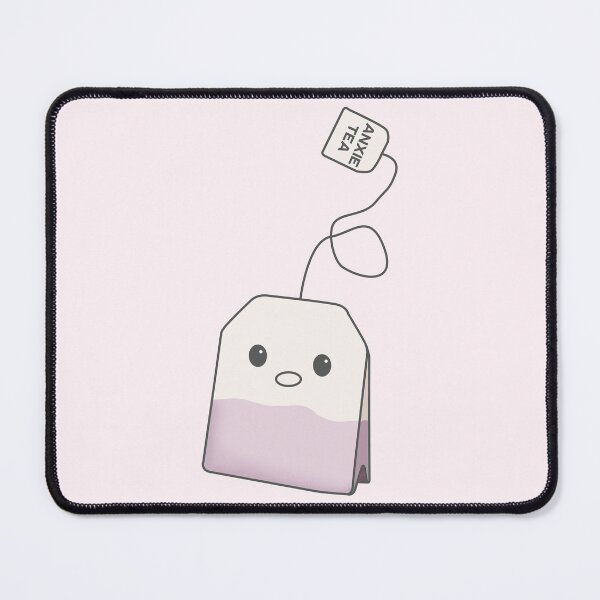 Item preview, AnxieTea Anxiety Kawaii Pink Tea Bag designed and sold by MarzStudio.