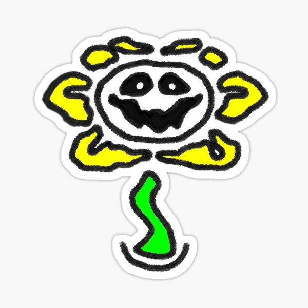 Undertale Baby Flowey Sticker - Sticker Mania