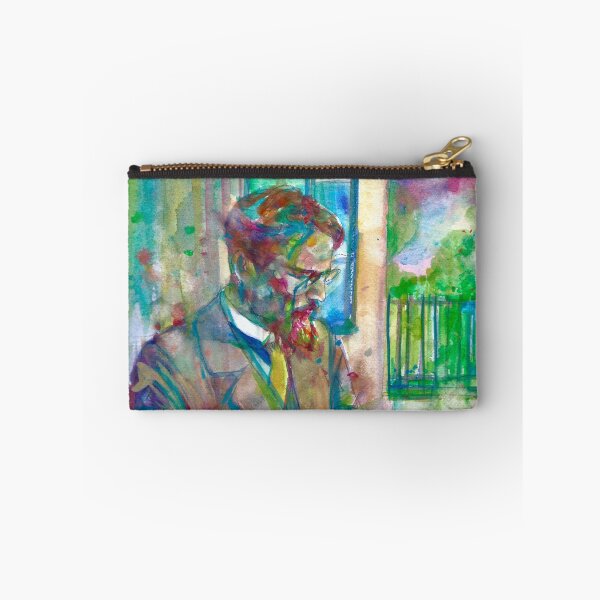 Item preview, ANTON CHEKHOV thinking in the garden - watercolor portrait designed and sold by lautir.