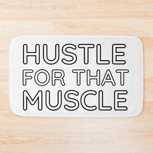 Item preview, Hustle for that muscle 3 designed and sold by KingsManKind.