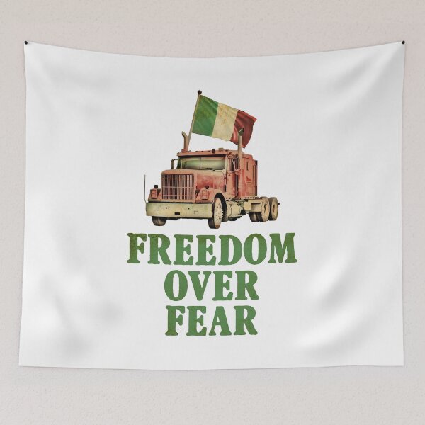 Item preview, Freedom over fear Italy designed and sold by Markotropoya22.