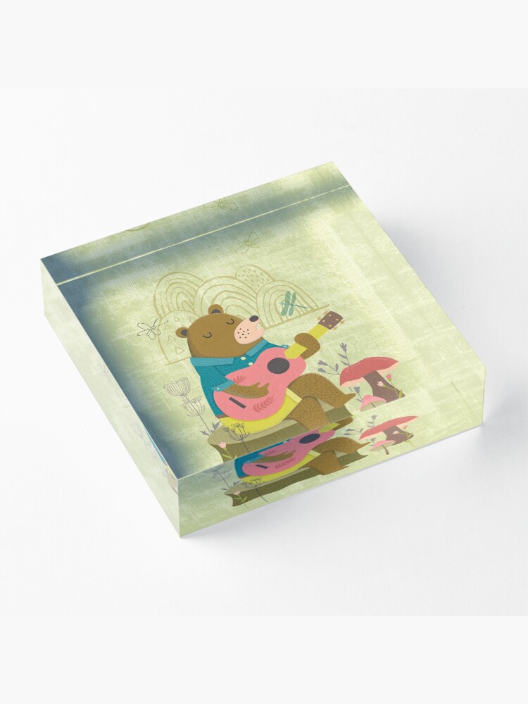 Alternate view of Happy Bear Day Acrylic Block